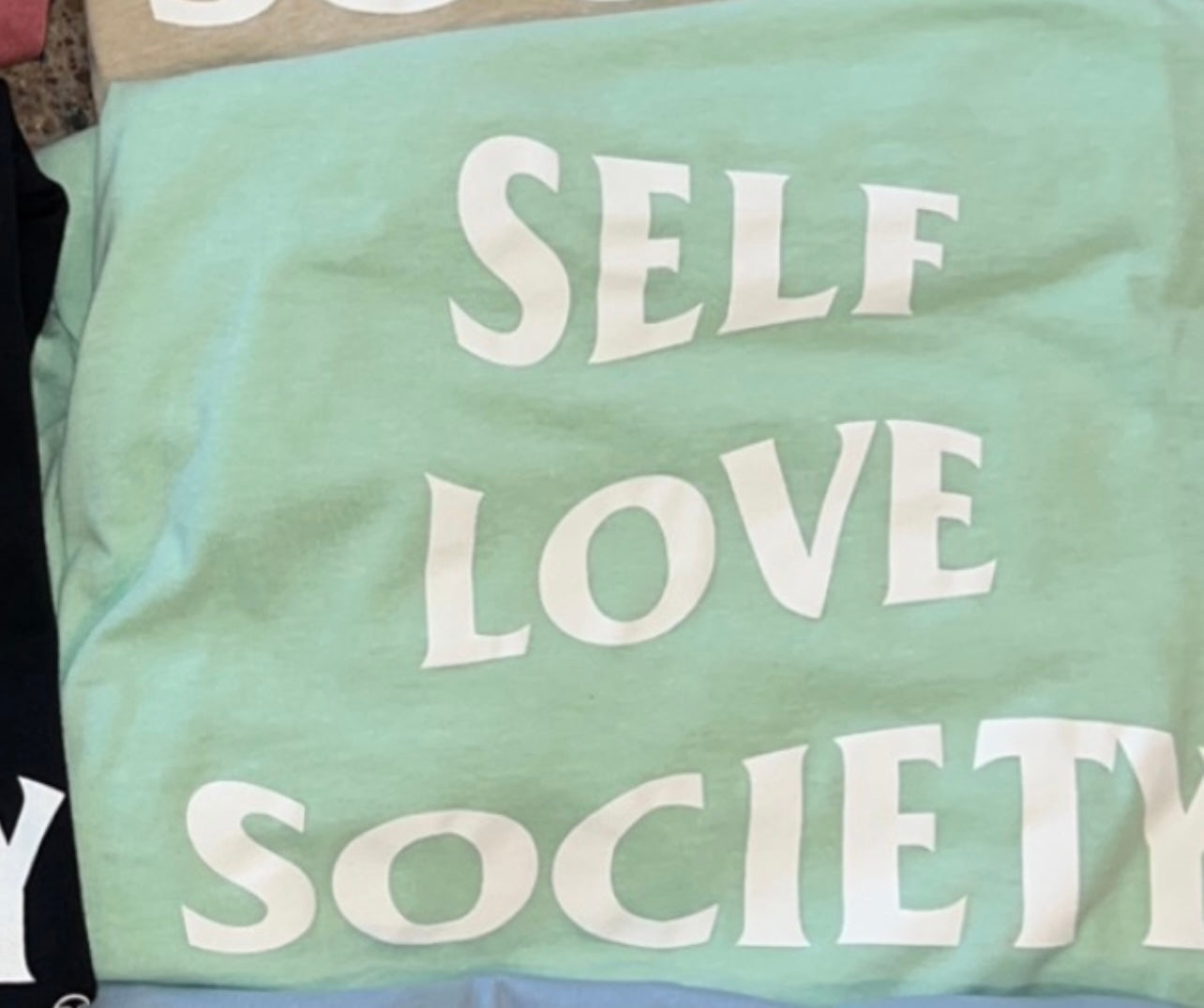 Self love T-shirt solid colors